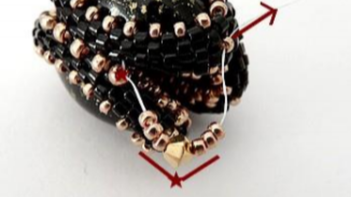 Accessorio borsa, angelo perla pompon con perle Athos di Puca : Tappa 24