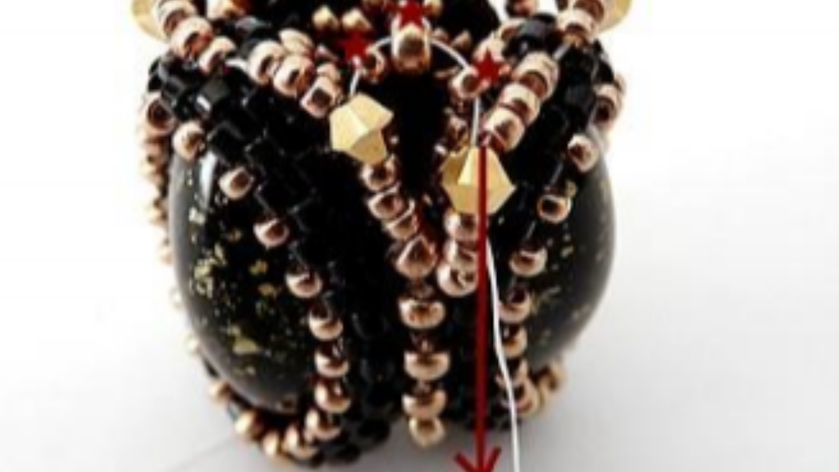 Accessorio borsa, angelo perla pompon con perle Athos di Puca : Tappa 26