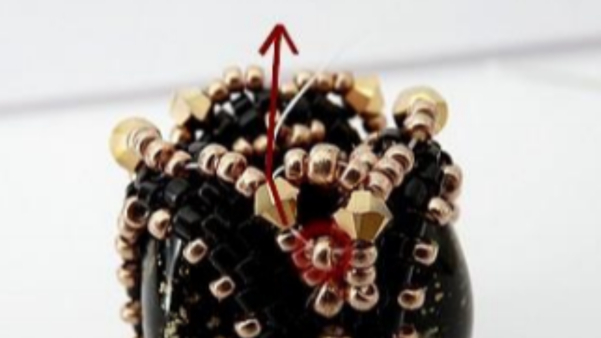 Accessorio borsa, angelo perla pompon con perle Athos di Puca : Tappa 27