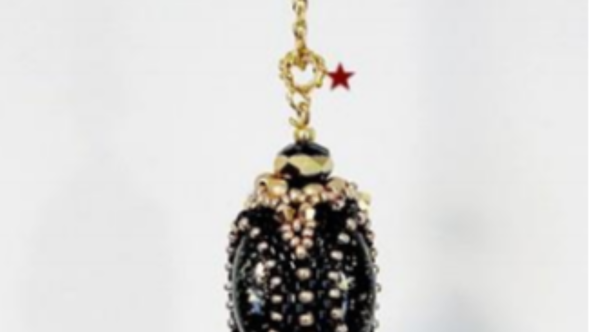 Accessorio borsa, angelo perla pompon con perle Athos di Puca : Tappa 36