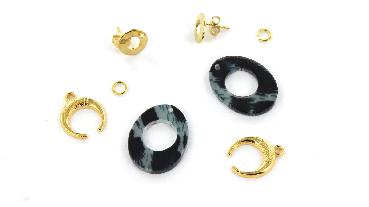 Orecchini Karine : Tappa 1 Orecchini Karine : Tappa 1