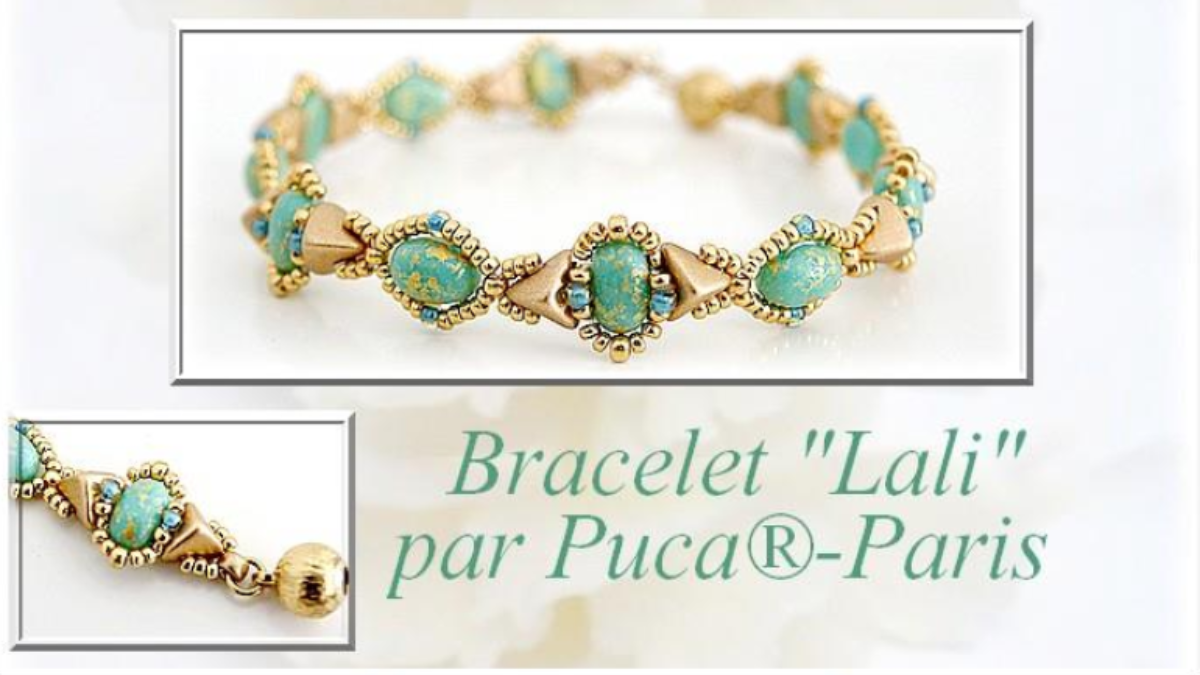 Bracciale in perle di vetro Lali Samos di Puca Bracciale in perle di vetro Lali Samos di Puca