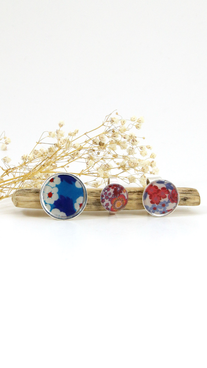 Schema Anelli in resina e tessuto