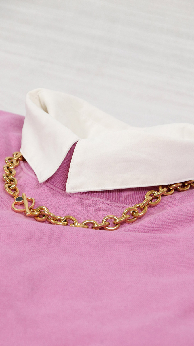 Schema Collana grandi maglie d'oro