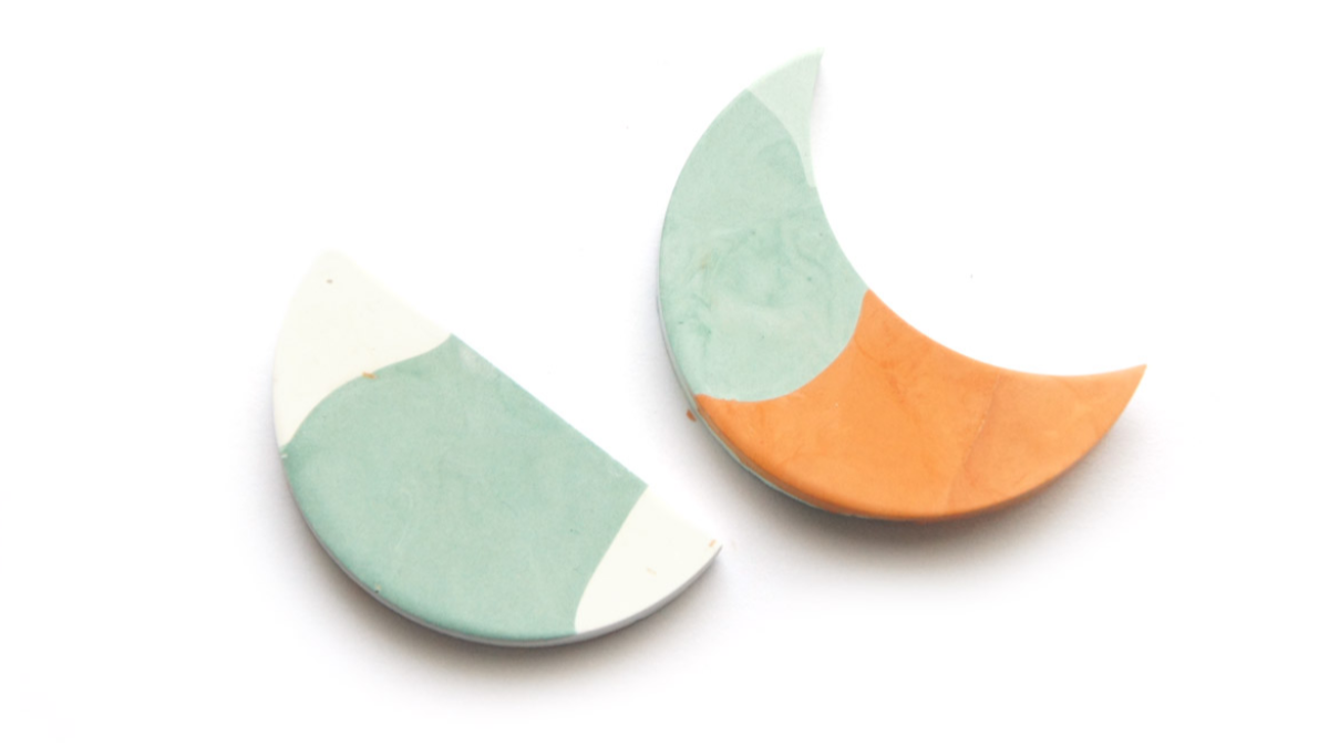 Tutorial per orecchini con imitazione di ceramica Raysin Moulding Powder : Tappa 4