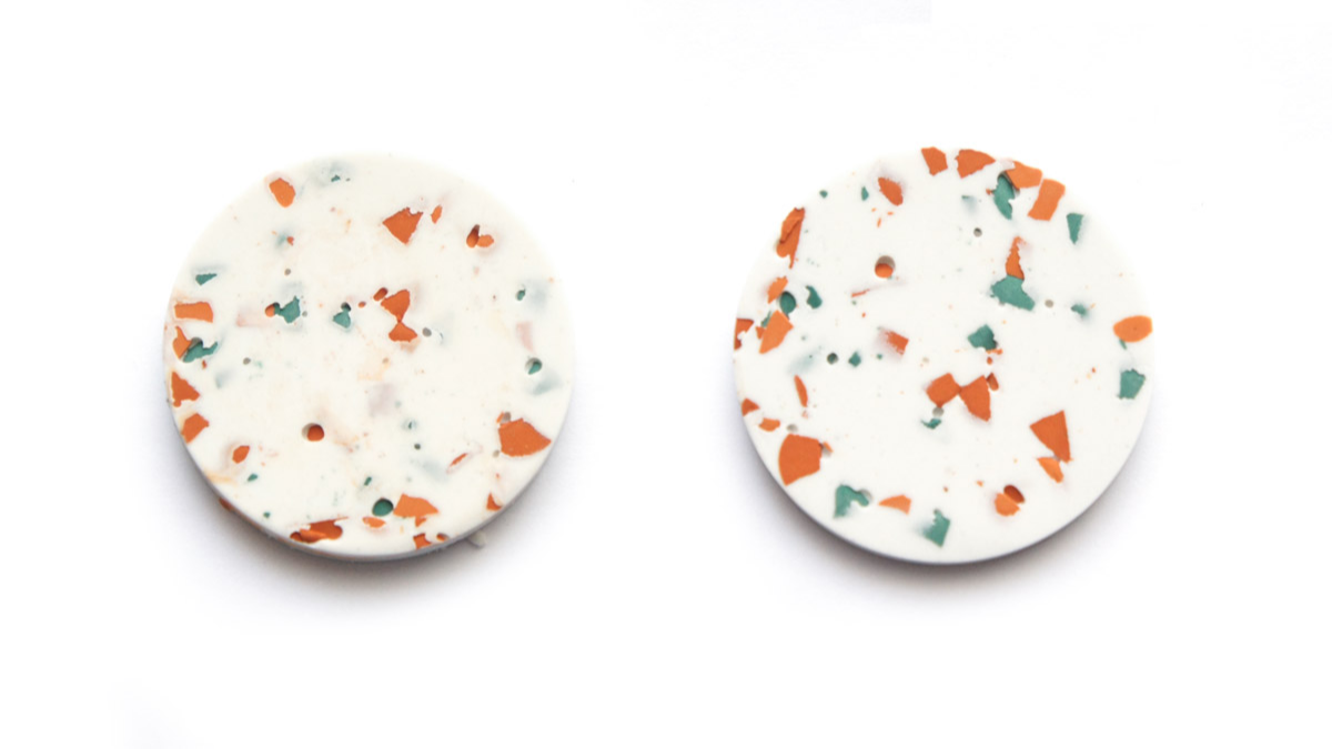 Tutorial per orecchini con imitazione di ceramica Raysin Moulding Powder : Tappa 5