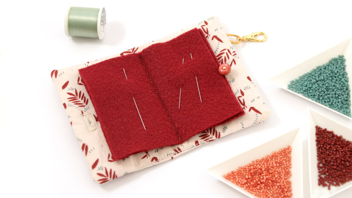 Tuto Couture porta aghi per perline e cucito