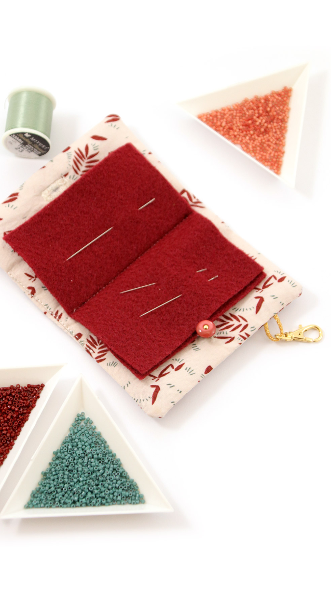 Tuto Couture porta aghi per perline e cucito