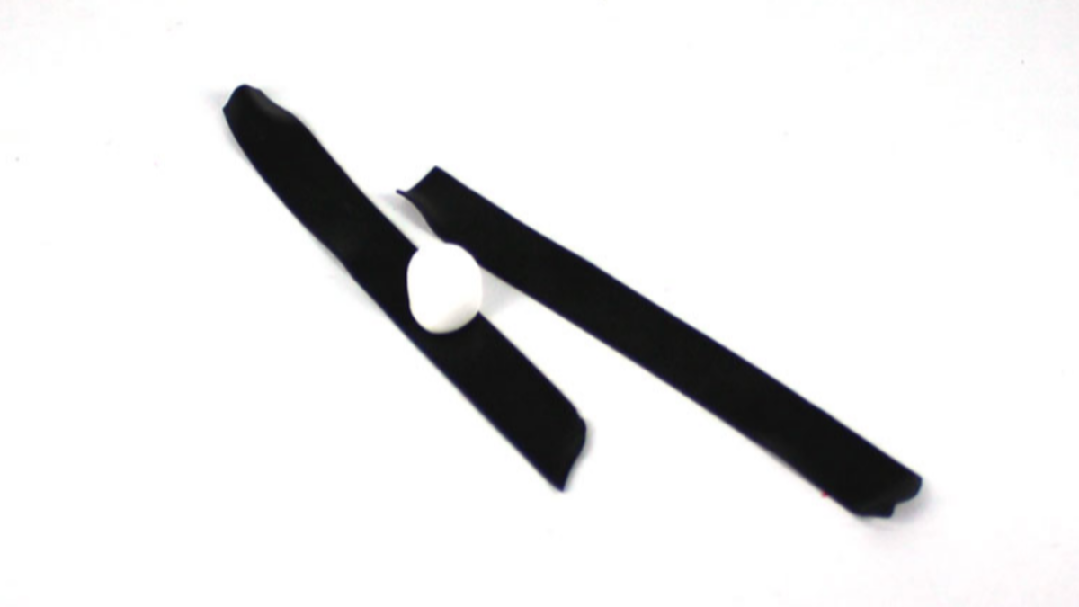 Orecchini in argilla polimerica con canna rosa : Tappa 6 Orecchini in argilla polimerica con canna rosa : Tappa 6