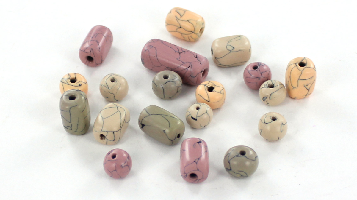 Collana fai da te in argilla polimerica imitazione howlite perline pastello : Tappa 10 Collana fai da te in argilla polimerica imitazione howlite perline pastello : Tappa 10