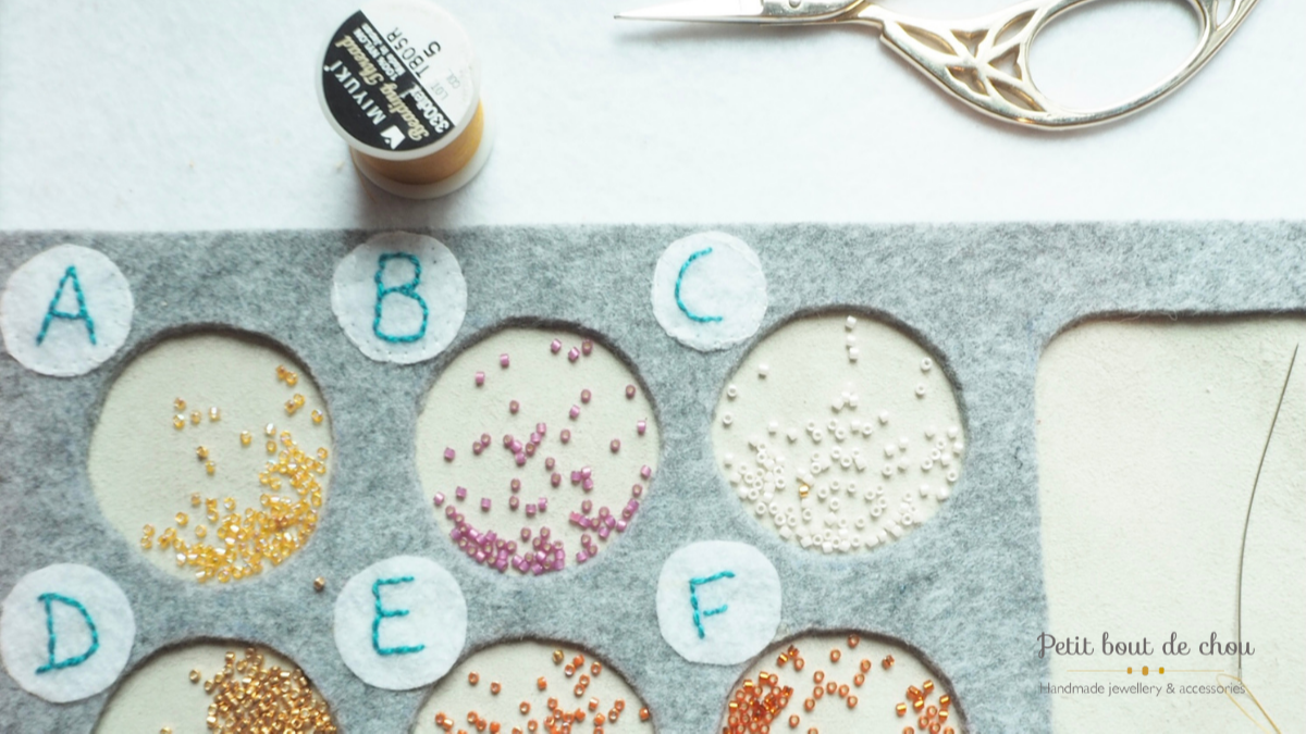 Miyuki peyote weave hair clip : Tappa 1