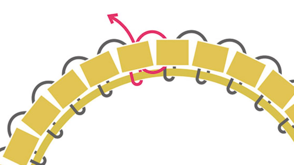 Miyuki Sole e Pietra di Luna orecchini a punto mattone : Tappa 4
