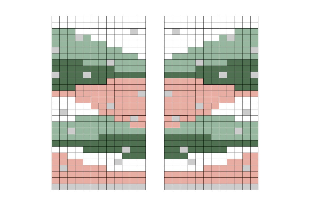 Schema Orecchini a frange Miyuki con filo macramè Linhasita Schema Orecchini a frange Miyuki con filo macramè Linhasita
