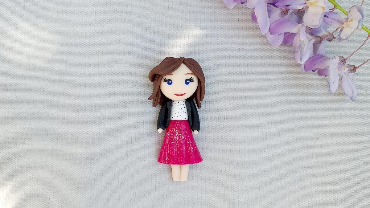 Schema Figurina di bambola in argilla polimerica fai da te Schema Figurina di bambola in argilla polimerica fai da te