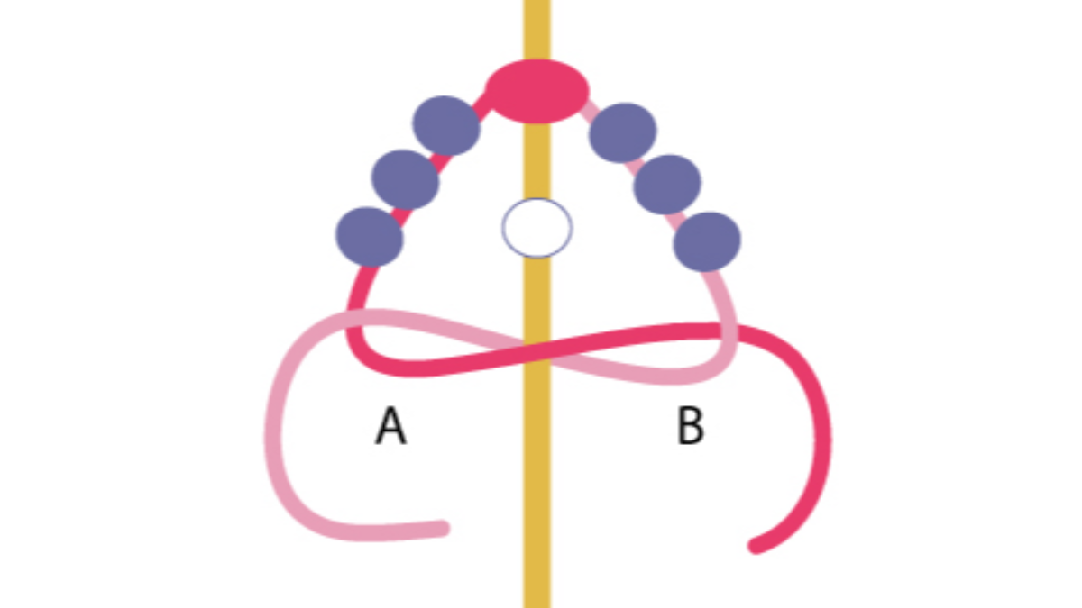 Miyuki seed beads mini fiori creoli : Tappa 2