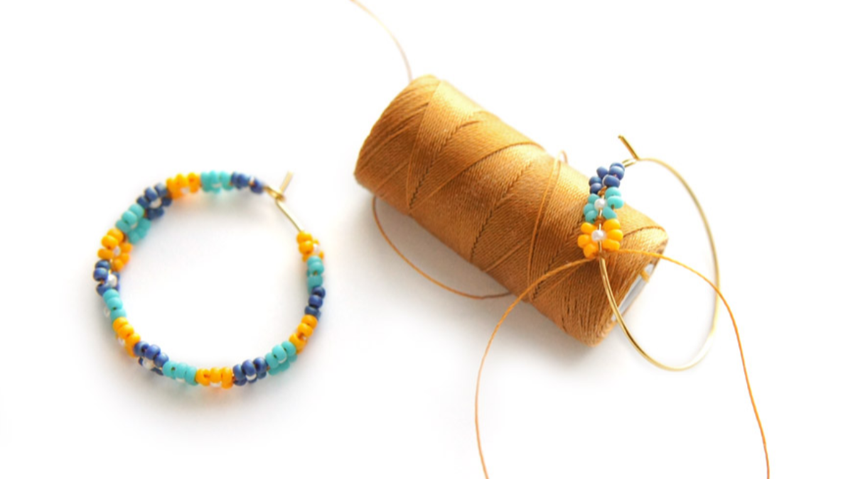 Miyuki seed beads mini fiori creoli : Tappa 4