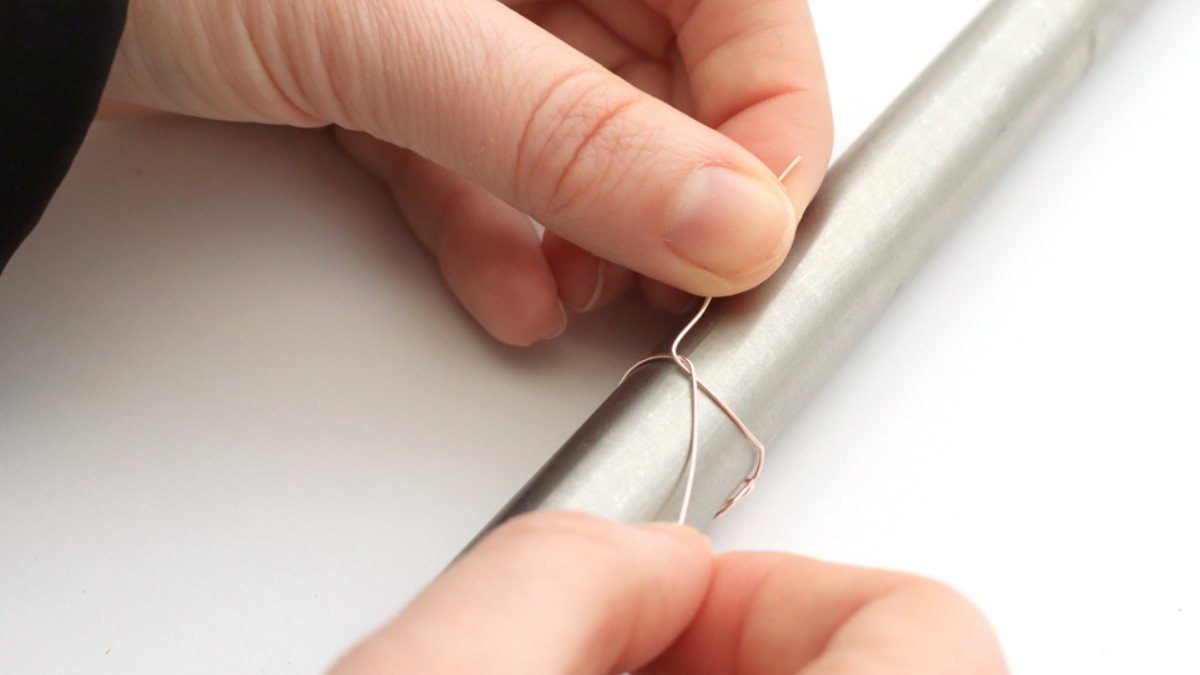 Sì parola anello in filo sagomato : Tappa 2 Sì parola anello in filo sagomato : Tappa 2