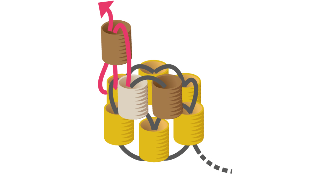 Miyuki Brick Stitch Tubular Beads Bracciale : Tappa 5