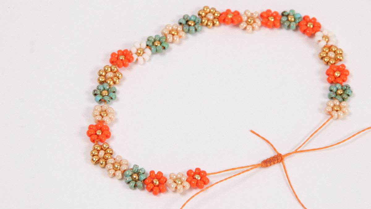 Bracciale a fiori : Tappa 2