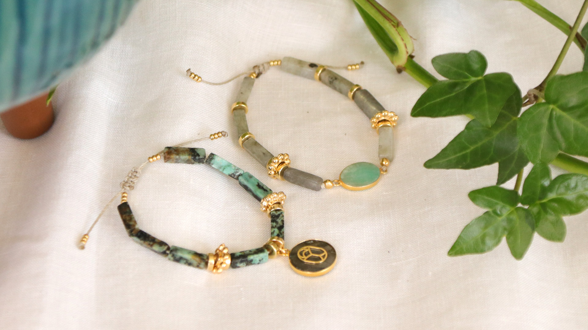 Schema Tutorial sui braccialetti regolabili con perline di labradorite e turchese Schema Tutorial sui braccialetti regolabili con perline di labradorite e turchese