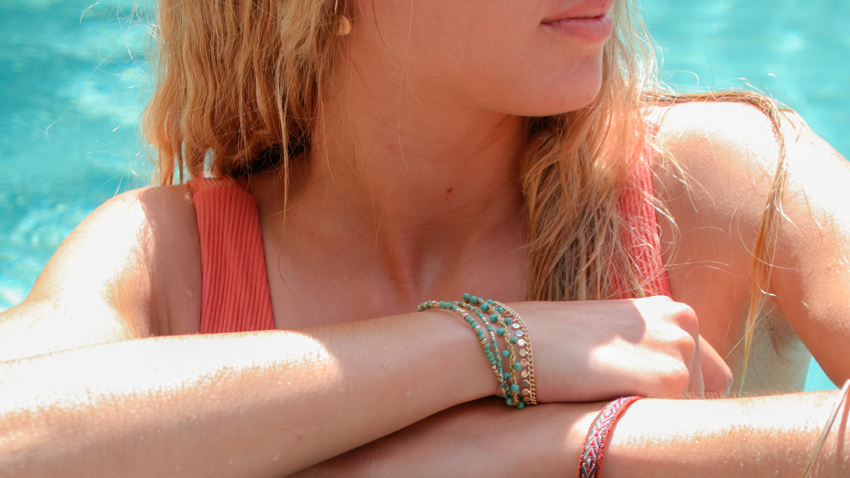 Schema Cavigliera con catena fantasia e perline Miyuki Schema Cavigliera con catena fantasia e perline Miyuki