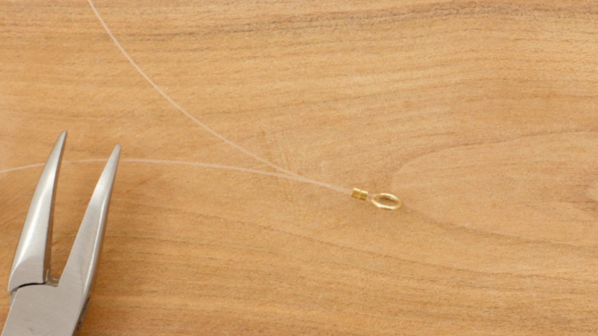 Tuto Collana Multirangs con perline a strisce blu e catene fantasia : Tappa 4