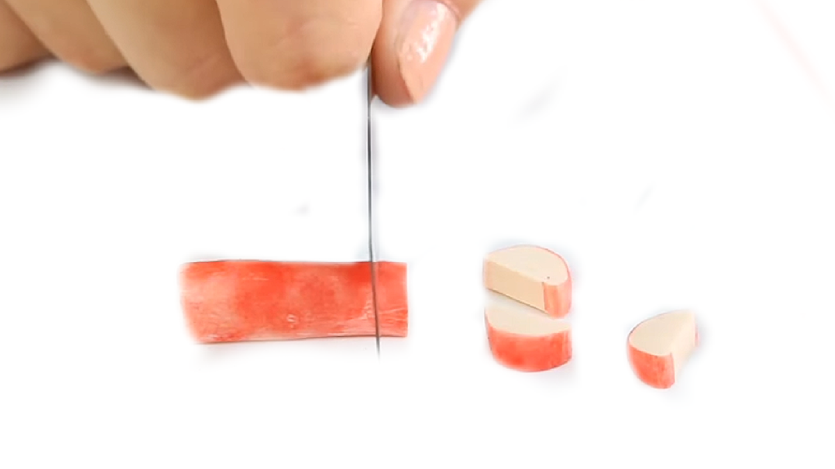 Bracciale misto di pesca e perline in argilla polimerica : Tappa 4