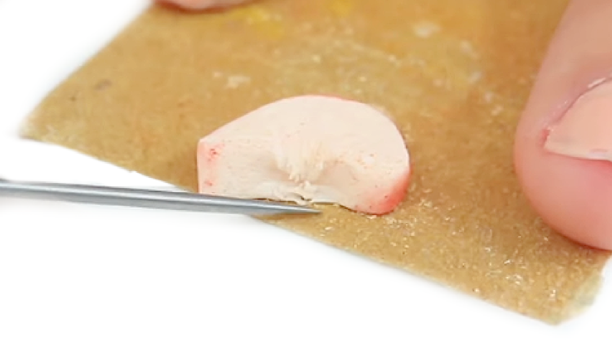 Bracciale misto di pesca e perline in argilla polimerica : Tappa 7