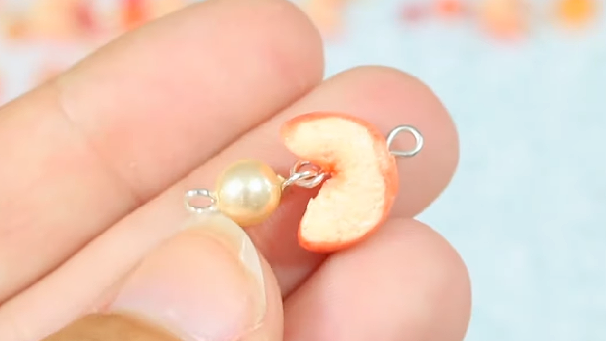 Bracciale misto di pesca e perline in argilla polimerica : Tappa 12