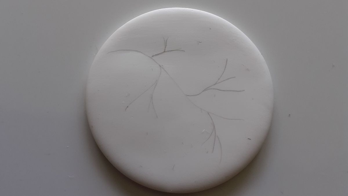 Ciondolo fai da te in argilla polimerica e tecnica di punteggiatura del design dei fiori : Tappa 3 Ciondolo fai da te in argilla polimerica e tecnica di punteggiatura del design dei fiori : Tappa 3