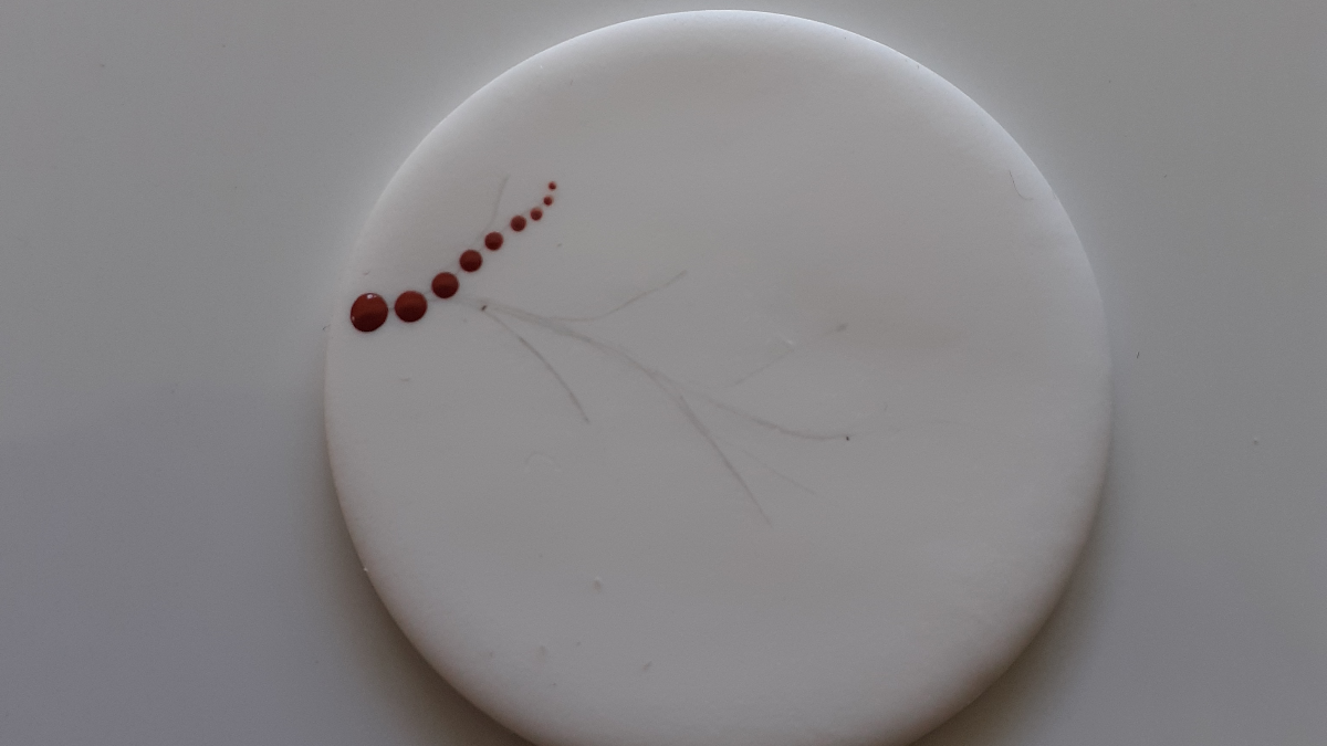 Ciondolo fai da te in argilla polimerica e tecnica di punteggiatura del design dei fiori : Tappa 4 Ciondolo fai da te in argilla polimerica e tecnica di punteggiatura del design dei fiori : Tappa 4