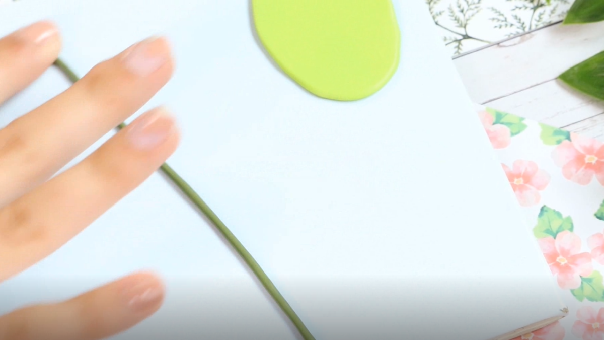 Orecchini anguria in argilla polimerica : Tappa 4 Orecchini anguria in argilla polimerica : Tappa 4