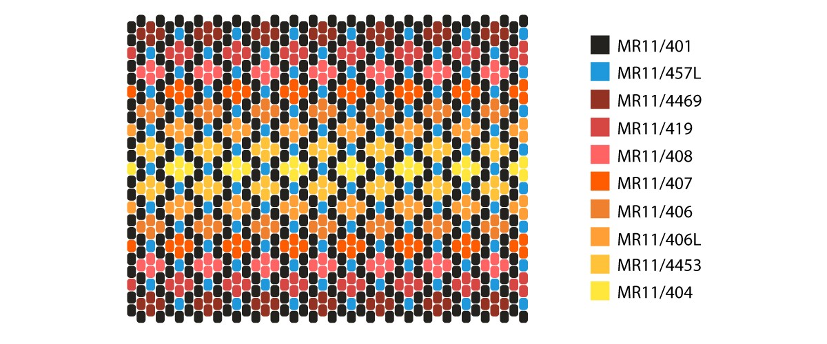 Schema Fai da te Miyuki bead custodia accendino 11/0 con tecnica peyote