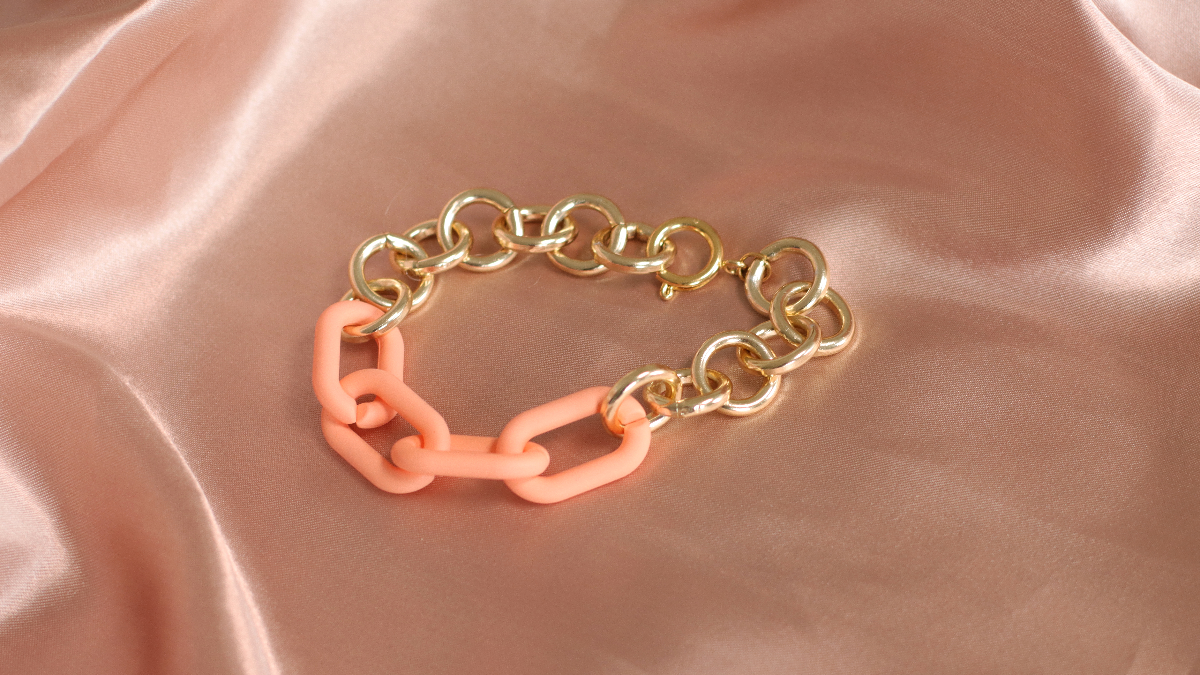 Bracciale in corallo e oro