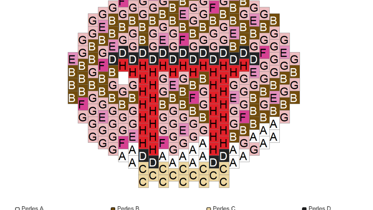 Lanterne cinesi con perline Miyuki Delicas 11/0 : Tappa 5