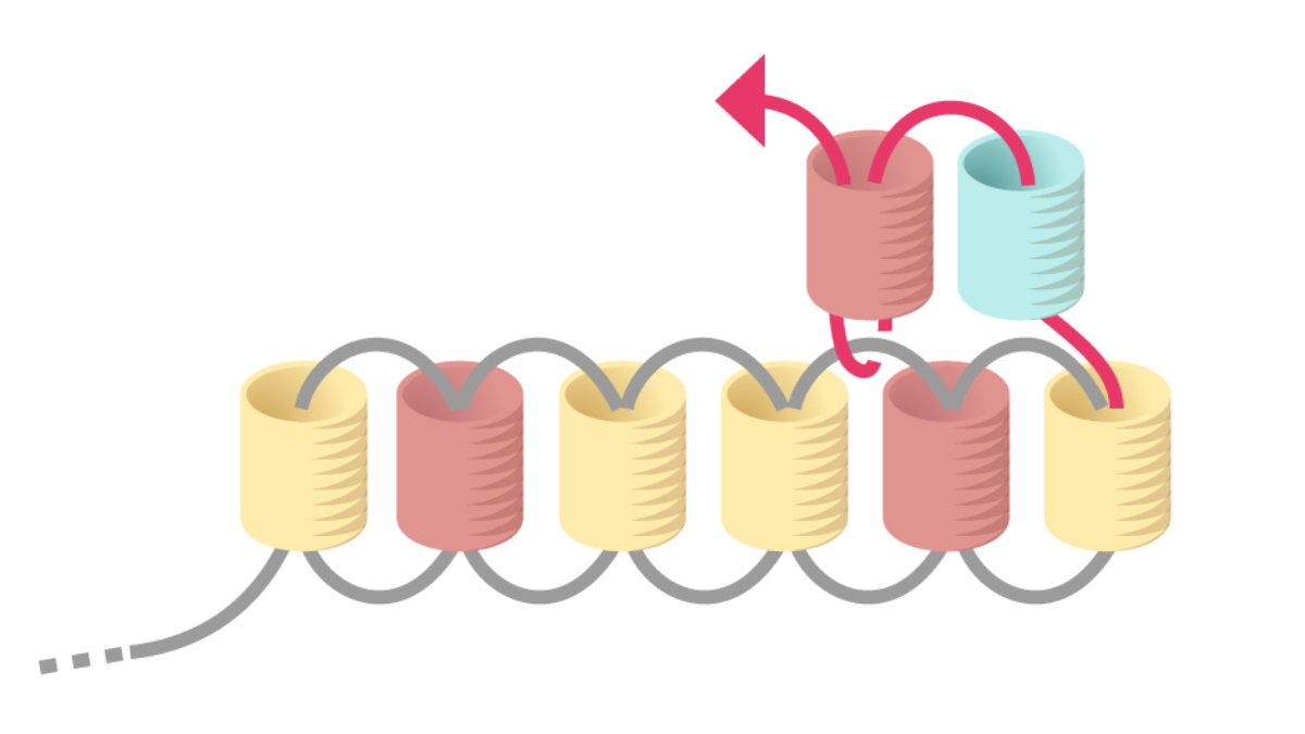 Orecchini Miyuki pastello a punto mattone con griglia di tessitura : Tappa 6