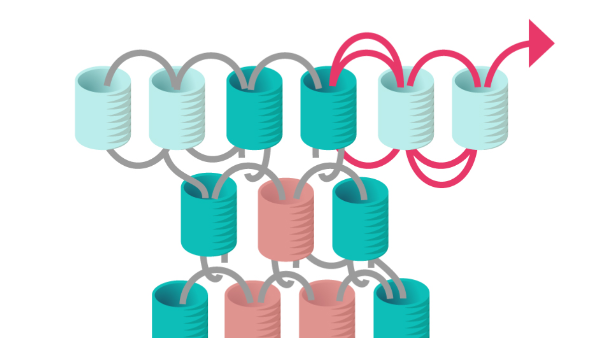 Orecchini Miyuki pastello a punto mattone con griglia di tessitura : Tappa 11