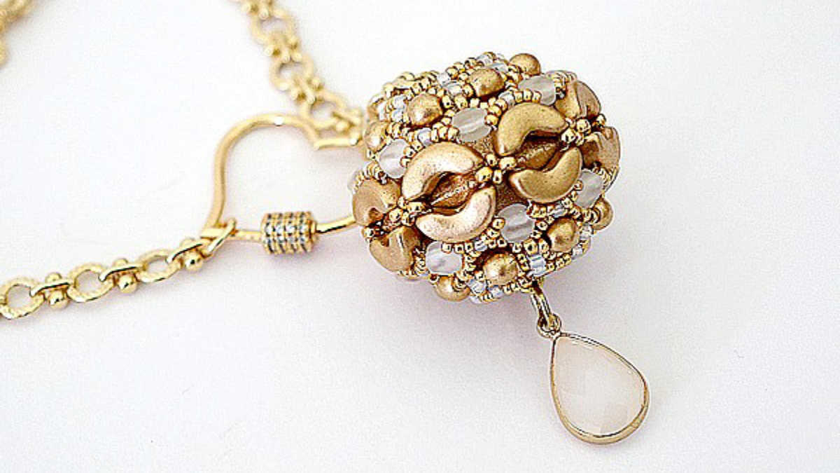 Perlina Kalo fai da te in perline di vetro Kalos e Arcos di Puca Perlina Kalo fai da te in perline di vetro Kalos e Arcos di Puca