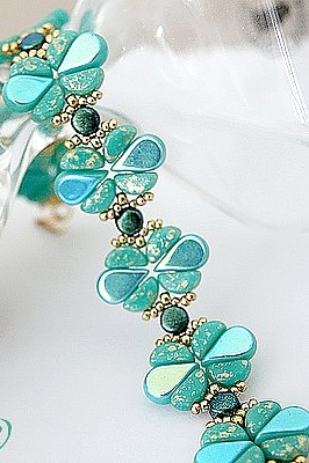 Schema Bracciale Yona con perline Kos, Amos e Kalos di Puca