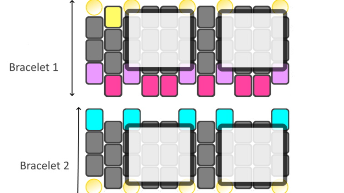 Braccialetto So Chic Bangle con perline Miyuki e Tila : Tappa 5 Braccialetto So Chic Bangle con perline Miyuki e Tila : Tappa 5