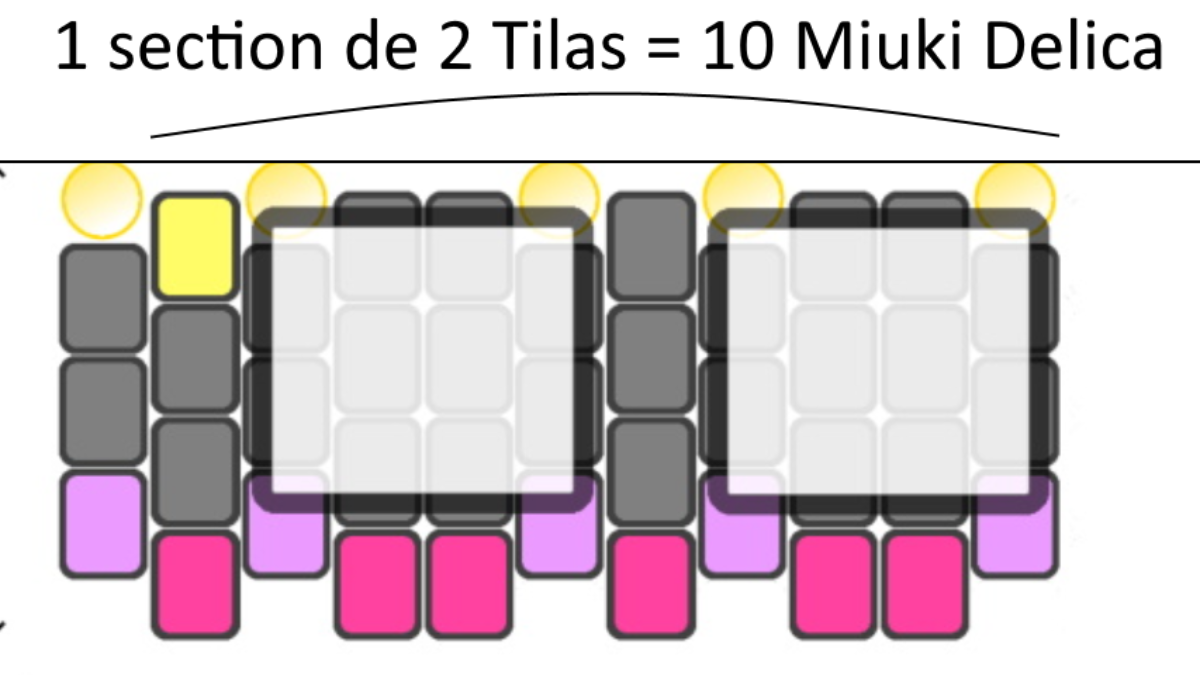 Braccialetto So Chic Bangle con perline Miyuki e Tila : Tappa 8 Braccialetto So Chic Bangle con perline Miyuki e Tila : Tappa 8