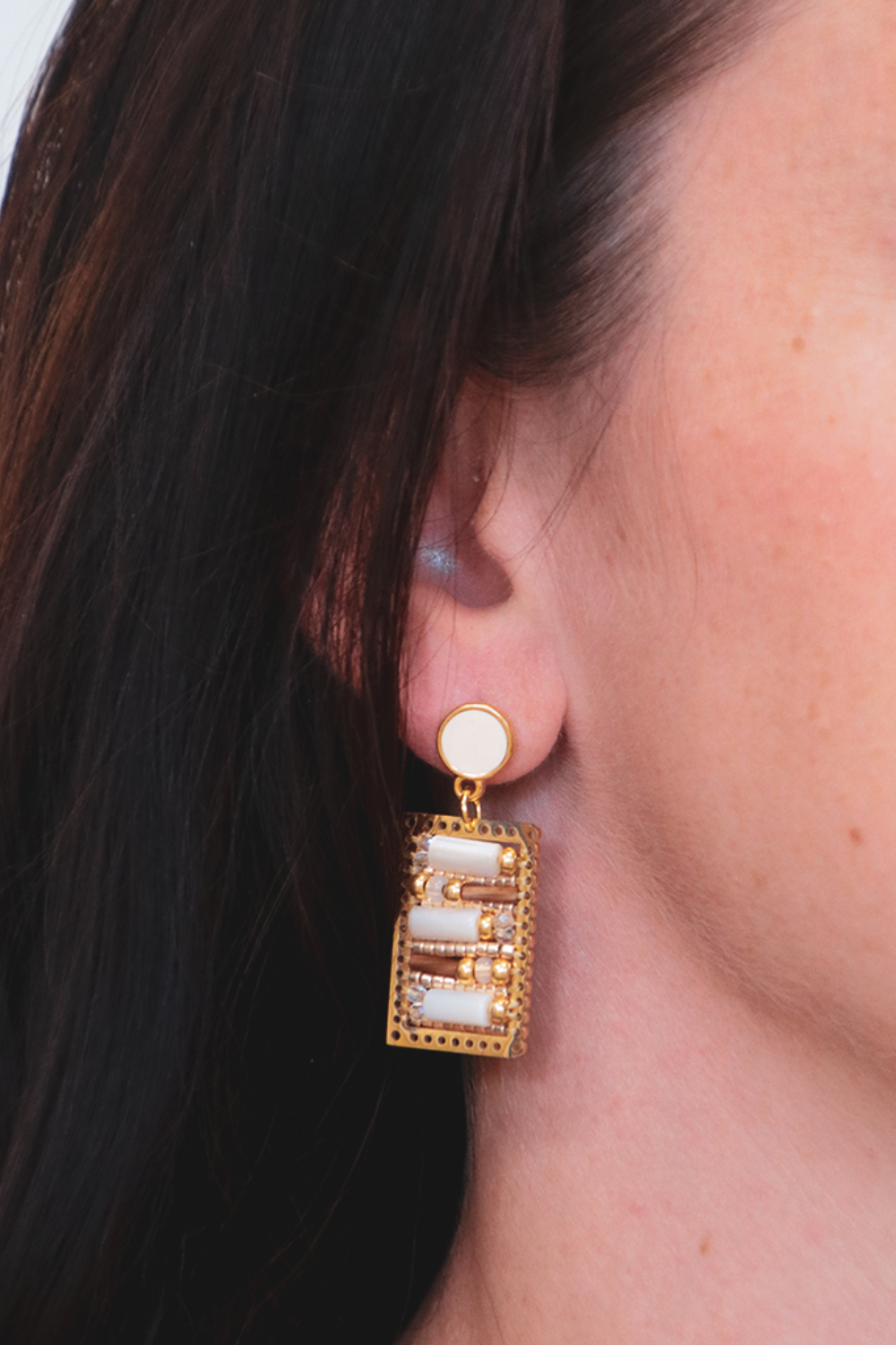 Schema Orecchini di perle intrecciate