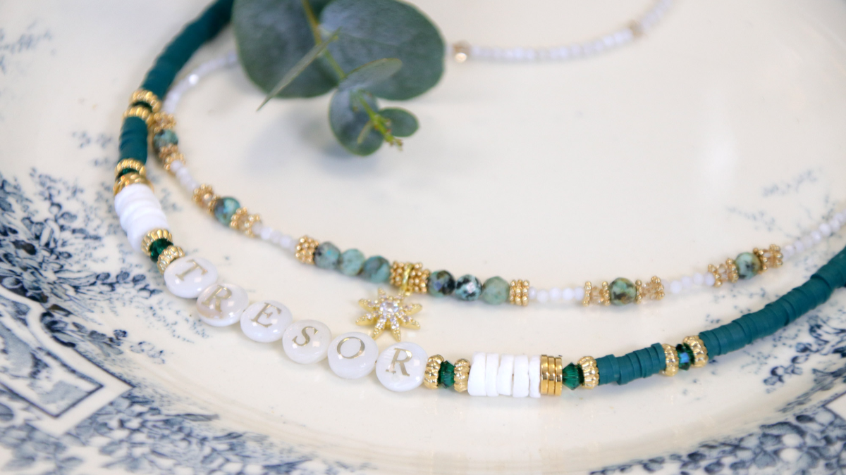 Schema Duo fai da te di collane in madreperla e PureCrystal Schema Duo fai da te di collane in madreperla e PureCrystal