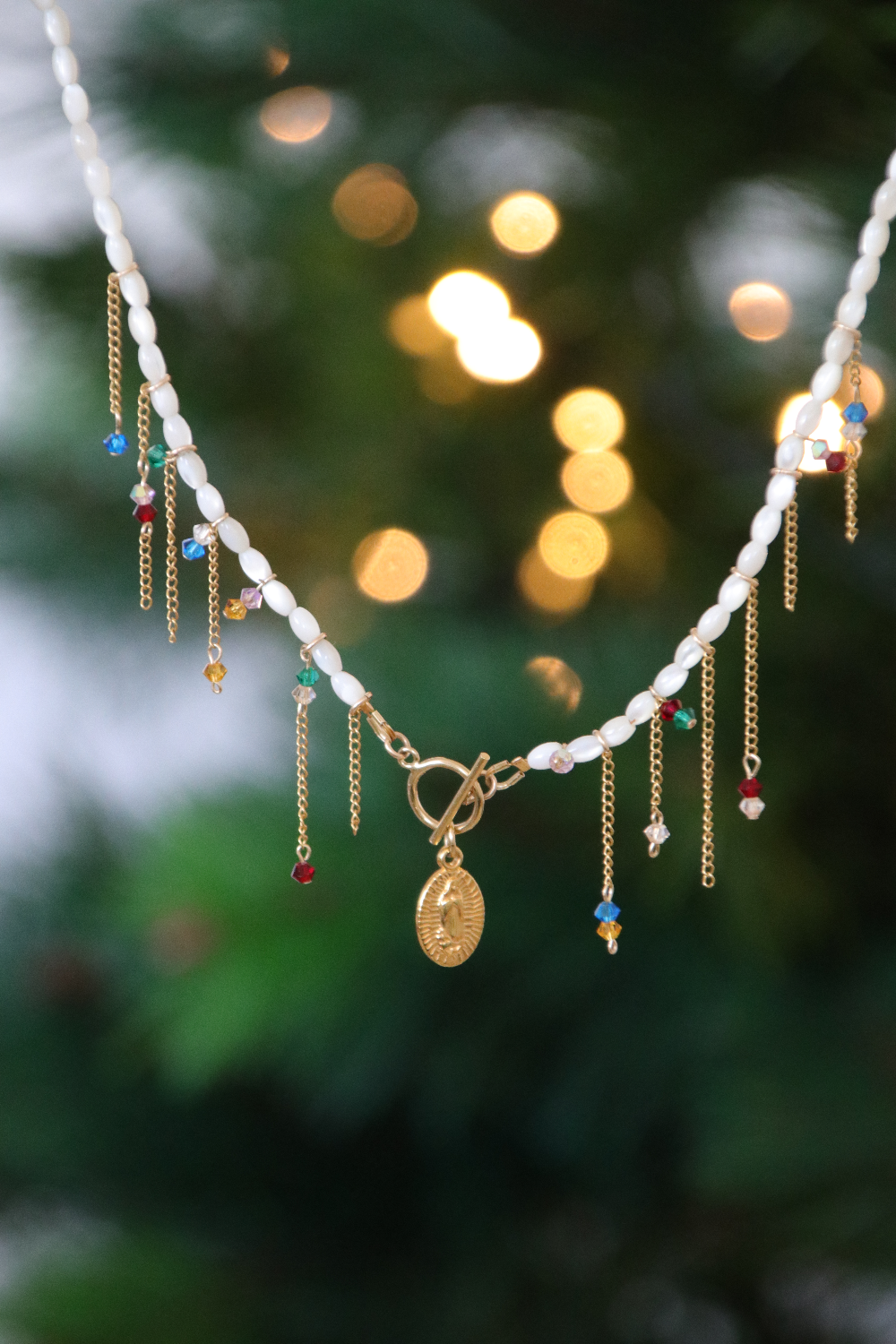 Schema Collana fai da te di olive in madreperla, catene e trottole Preciosa Schema Collana fai da te di olive in madreperla, catene e trottole Preciosa