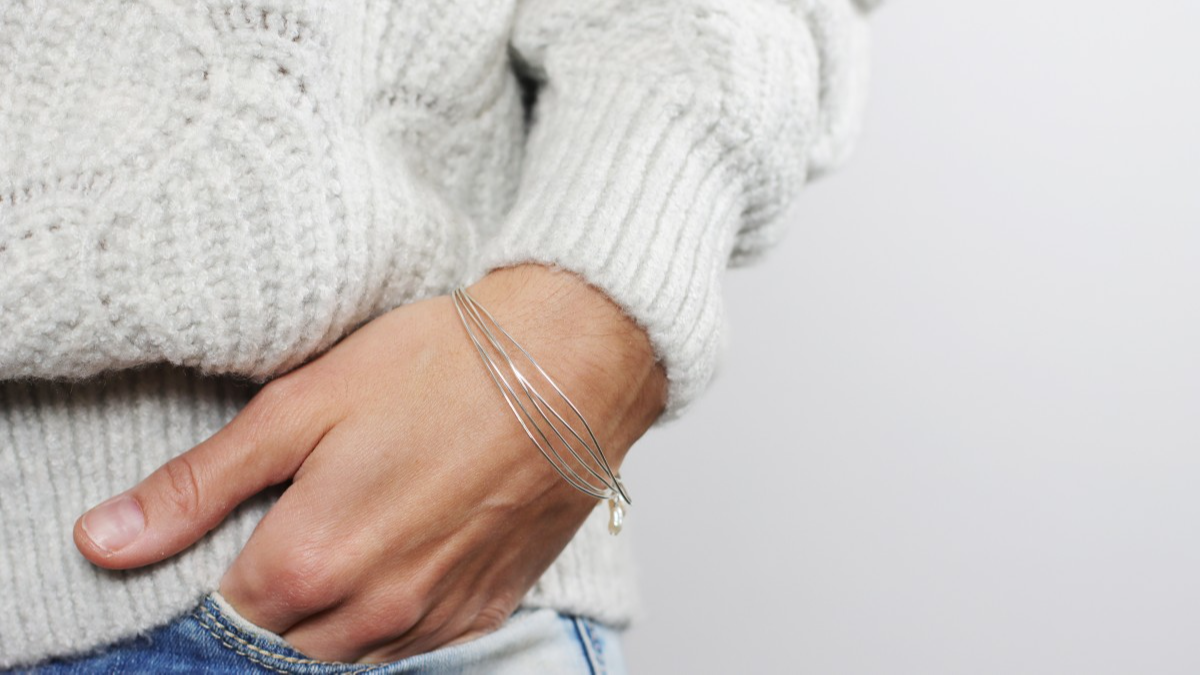 Schema Bracciale fai da te con filo d'argento