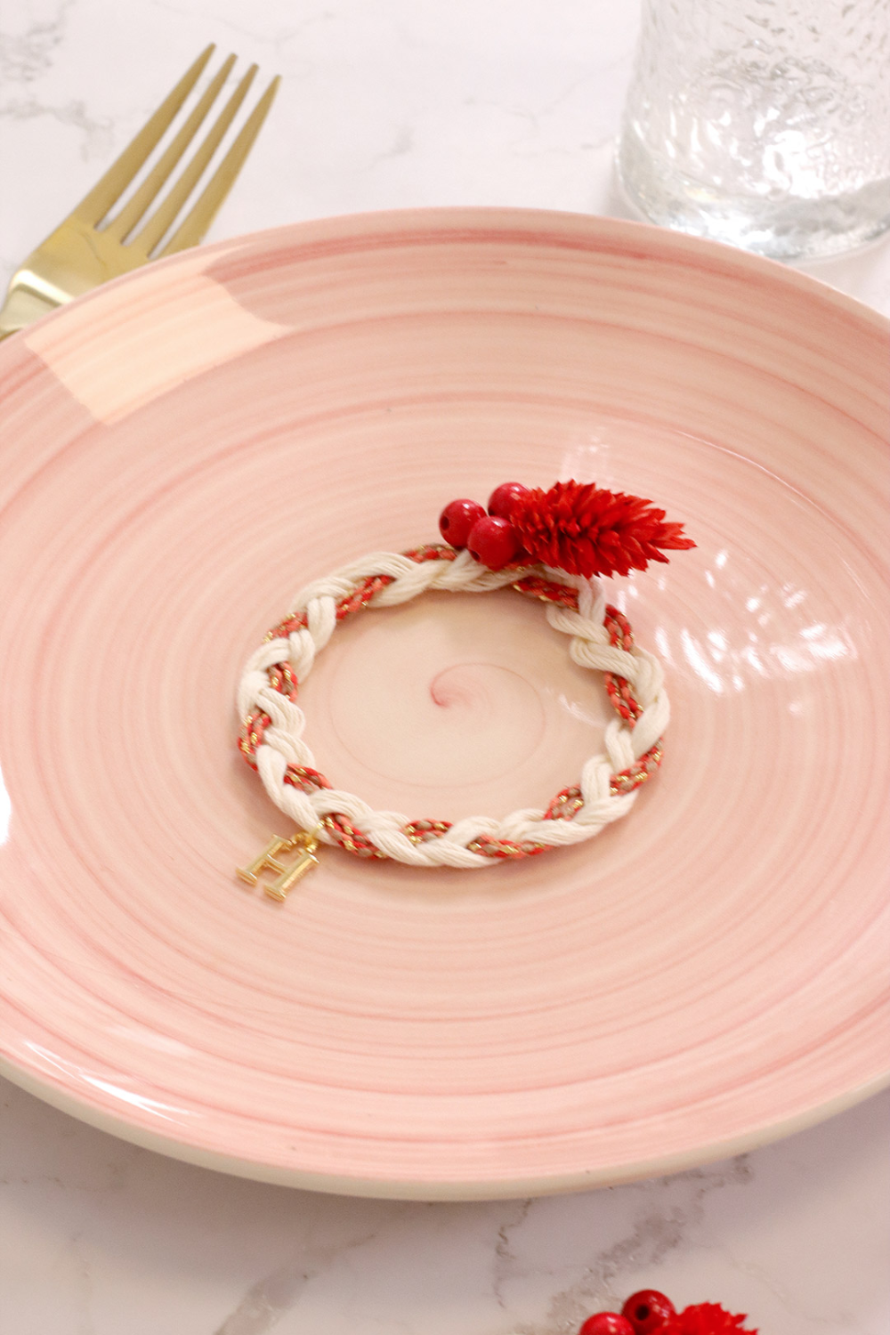 DIY Easy Deco Christmas Wreath Rope Bookmark