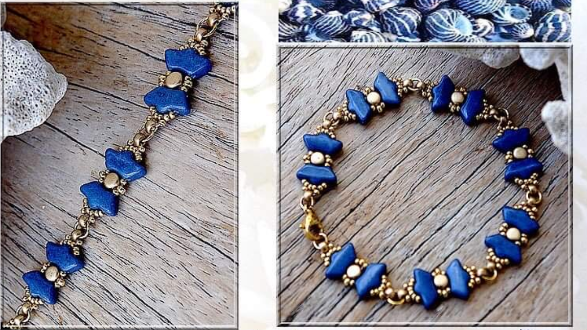 Bracciale KELITCH A Doppi Fili Con Perline - Regolabile, Fatto A Mano - Stile Chic E Bohémien - 3