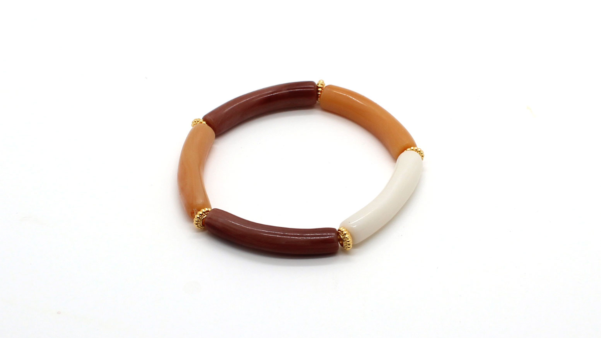 Schema Bracciale di perline curve in argilla polimerica