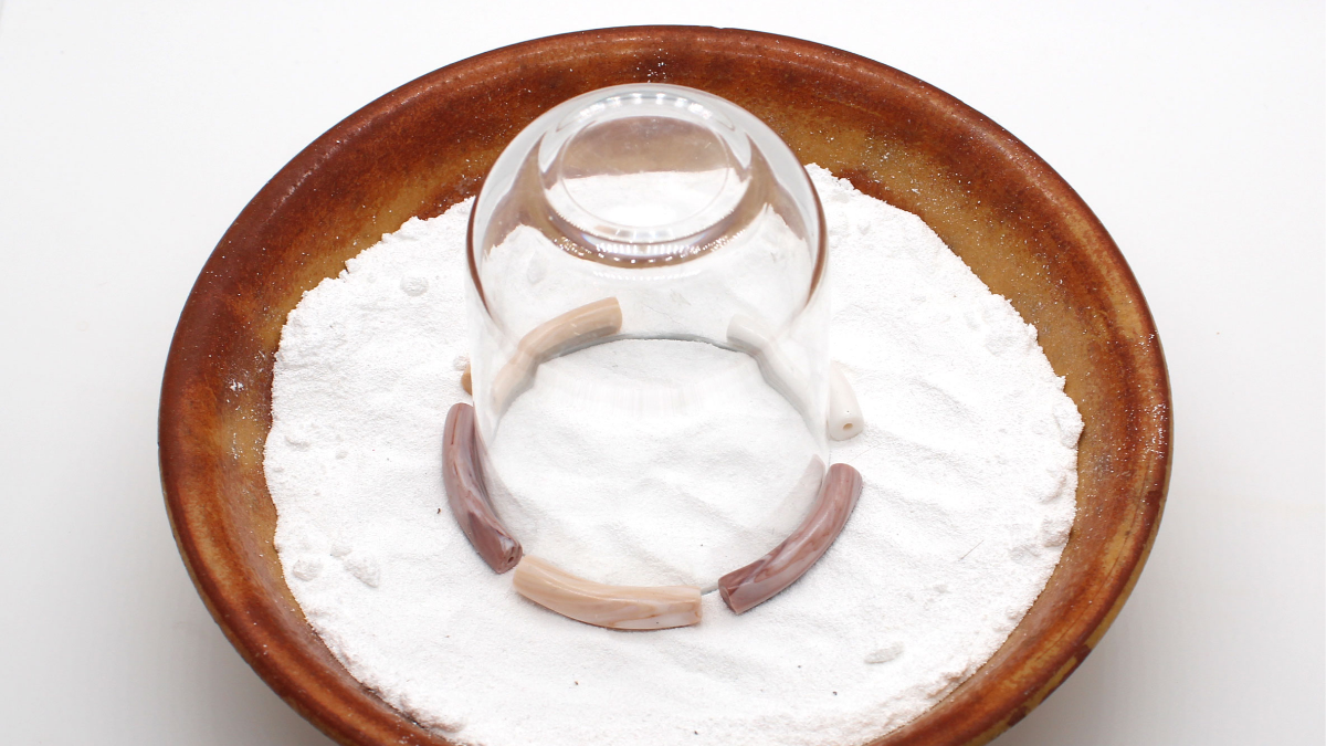 Bracciale di perline curve in argilla polimerica : Tappa 6