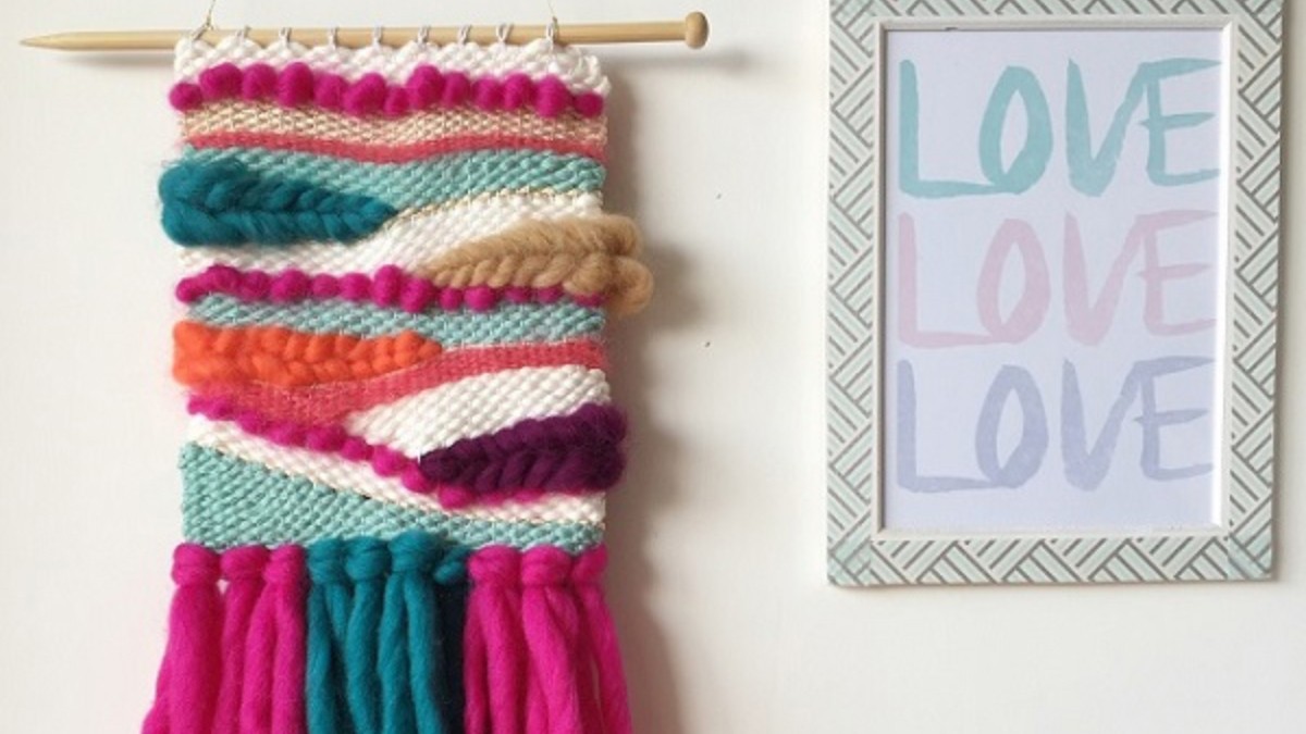 Tessitura murale decorativa fai da te Tessitura murale decorativa fai da te